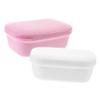 Ciieeo 2pcs Portable Soap Box Travel Soap Holder Lid for Hotel Shower Bathroom Use Case Holder view 1