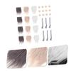 BESTonZON 3sets Pre-Cut Gnome Beard Material for DIY Gnome Making Fluffy Beard Kit Supplies Use for Craft Projects and Festive Decorations view 2