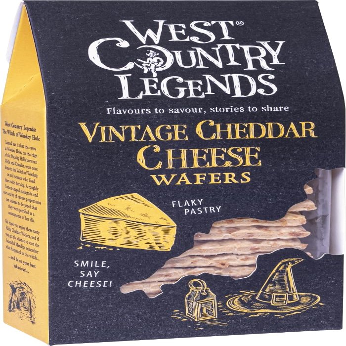 West Country Legends Cheese Wafers 80g (Cheddar)