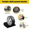 Kerb Ramps, Portable Rubber Threshold Ramps, Wheelchairs Ramp,Doorstep Ramp for Driveways, Sidewalks, Motorcycles, Bicycles, Scooters and Cars (Size : 100 * 25 * 7cm) view 3