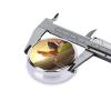 Rooster On Wood in Farmland Print Round Pill Box,Portable Mini Metal Pill,Pill Box 3 Compartment Medicine Pill Case view 4