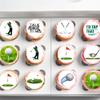 20 x Pre-Cut Golf Golfing Sport Edible Wafer Cupcake Toppers Cake Decoration Decor view 3