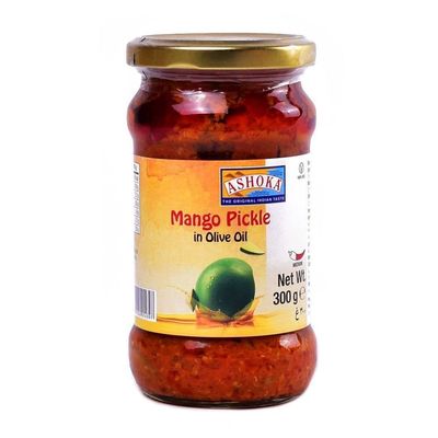 Ashoka Mango Pickle In Olive Oil Jars (3 X 300g)
