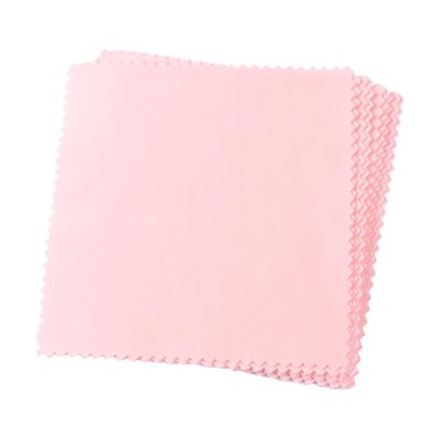 Anneome 80pcs Microfiber Lens Cleaning Cloth for Glasses Screen Eyeglasses Cleaning Cloth Microfibre Non-scratch Pink