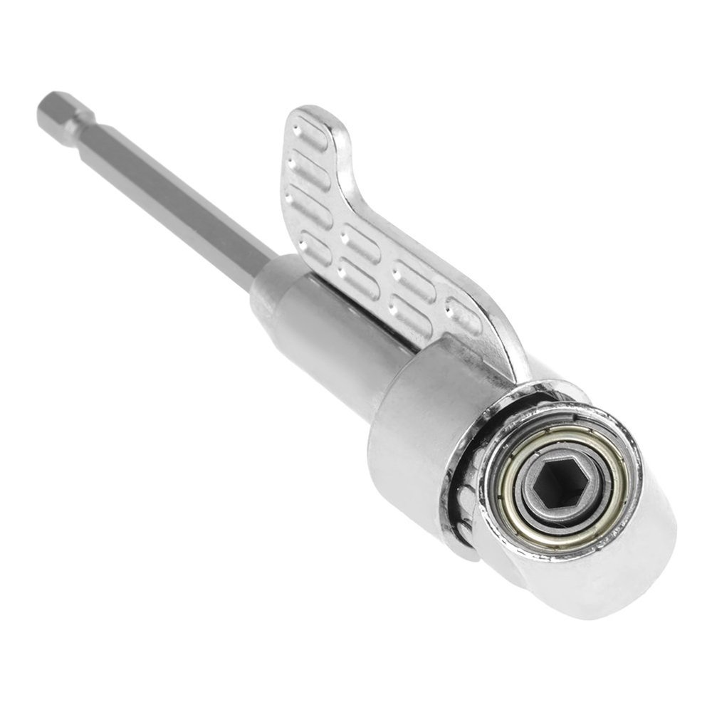 105 Degree Angle Magnetic Hex Screwdriver Extension Socket Chrome Vanadium Steel Lightweight Easy to Connect Tight Spaces