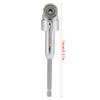 105 Degree Angle Magnetic Hex Screwdriver Extension Socket Chrome Vanadium Steel Lightweight Easy to Connect Tight Spaces view 3