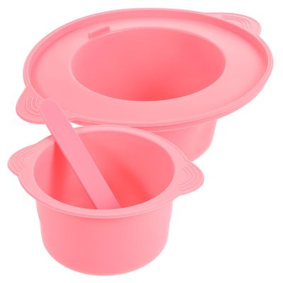 Anneome Diy Mask Accessories of Silicone Mask Bowl Kit Nonstick Surface Safe for High Temperature for Wax Heater