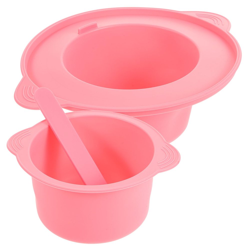 Anneome Diy Mask Accessories of Silicone Mask Bowl Kit Nonstick Surface Safe for High Temperature for Wax Heater