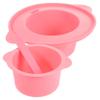 Anneome Diy Mask Accessories of Silicone Mask Bowl Kit Nonstick Surface Safe for High Temperature for Wax Heater view 1
