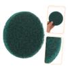 OUNONA Drill Scrubber Pad Set 5pcs Gray Self-adhesive round Buffing Pads Household Cleaning Scouring Discs for Car Detailing Tiles and Floor Polishing view 4