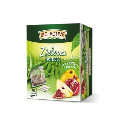 The Screwed Green Tea With Quince And Pomegranate Herbal Tea Natural Pure And Refreshing Herbal Fruit Infusion Herbapol