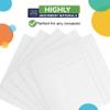 Party Solids White Paper Napkins Everyday 100 Pcs 2 Ply 11.43cm x 11.43cm White Cocktail Napkins Paper Everyday for Parties & Party Supplies view 2