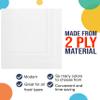 Party Solids White Paper Napkins Everyday 100 Pcs 2 Ply 11.43cm x 11.43cm White Cocktail Napkins Paper Everyday for Parties & Party Supplies view 4