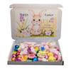 FreshCart Basics Personalised Easter sweet box, Easter Bunny sweet box, Easter sweets| Easter niece gift | Easter nephew gift| Easter candy box, regular, yellow view 1
