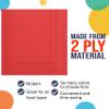 Party Solids Red Paper Napkins Everyday 100 Pcs 2 Ply 11.43cm x 11.43cm Red Dinner Napkins Bulk for Parties & Party Supplies view 4