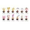 25 Pcs Cupcake Toppers, Unicorn Cake Toppers for Girls Birthday, Unicorn Cake Decorations, Unicorn Party Supplies Children Birthday Wedding Cake Decorations view 3