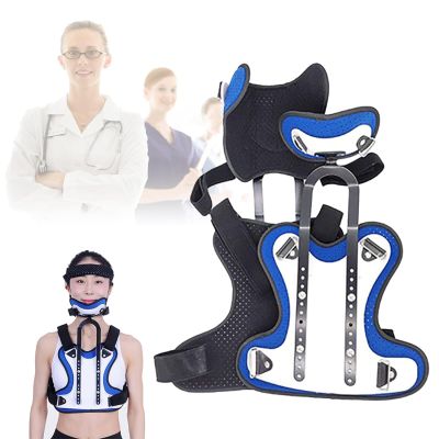 NGARY Cervical Thoracic Orthosis, Orthosis Cervical Thoracic Halo Brace, Lumbar Spine Orthosis Cervical Traction Device, Fracture Fixation Cervical Vertebra Rehabilitation Support, for Adult
