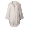 Work Blouses for Women UK Womens Oversized Jumper Grunge red Blouses for Women UK Ladies Denim Jackets Floral Boho Print tie Front 2024 Autumn Winter Half Zipper Tassel Waistcoat Long view 3