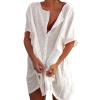 Womens Tunic Sexy Winter pjs Women Solid Waterproof Womens Jacket Women's Tops Size 16 Women Hoodies Overlay Knit Sweater Asymmetric Jumpers Women's Sleeveless Jumpers tee