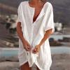 Womens Tunic Sexy Winter pjs Women Solid Waterproof Womens Jacket Women's Tops Size 16 Women Hoodies Overlay Knit Sweater Asymmetric Jumpers Women's Sleeveless Jumpers tee view 3