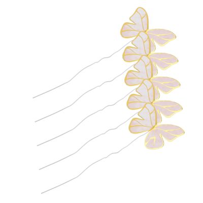COLLBATH 25pcs Cake Decorations Set Pink and Gold Butterfly Cake Adornment for Party Festival and Birthday Decor