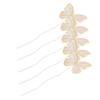 COLLBATH 25pcs Cake Decorations Set Pink and Gold Butterfly Cake Adornment for Party Festival and Birthday Decor view 1