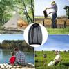 Mosquito Head Net Head Mosquito Net Extra Fine Holes Net Protection Insects Net Bug Face Shield Breathable Midge Head Net view 2