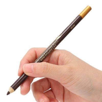Beard Pencil Filler, Beard Liner Pen Shaping Pencil Styling Tool with Sharpener, Fill Sparse Parts, Create Neat Thick Beards for Beard, Hairline and Beard Shaping (Dark Brown)