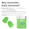 Nutriburst GreenVita Multipack - Vegan Super Greens Blend - Fruit + Veg + 100% Fruiting Bodies Mushrooms + 200 Million Live Bacteria Cultures - Boosted with Vitamins - 3 x 60 Gummies / 3 Month Supply view 2