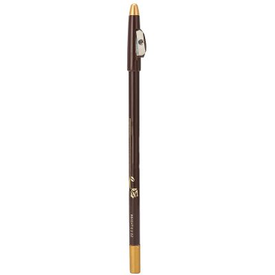 Beard Pencil Filler for Men Uneven Growth, Beard Shaper Beard Liner Pen Portable Design with Pencil Sharpener, Contoured Beard Shapes for Family or Professional Use (Dark Brown)