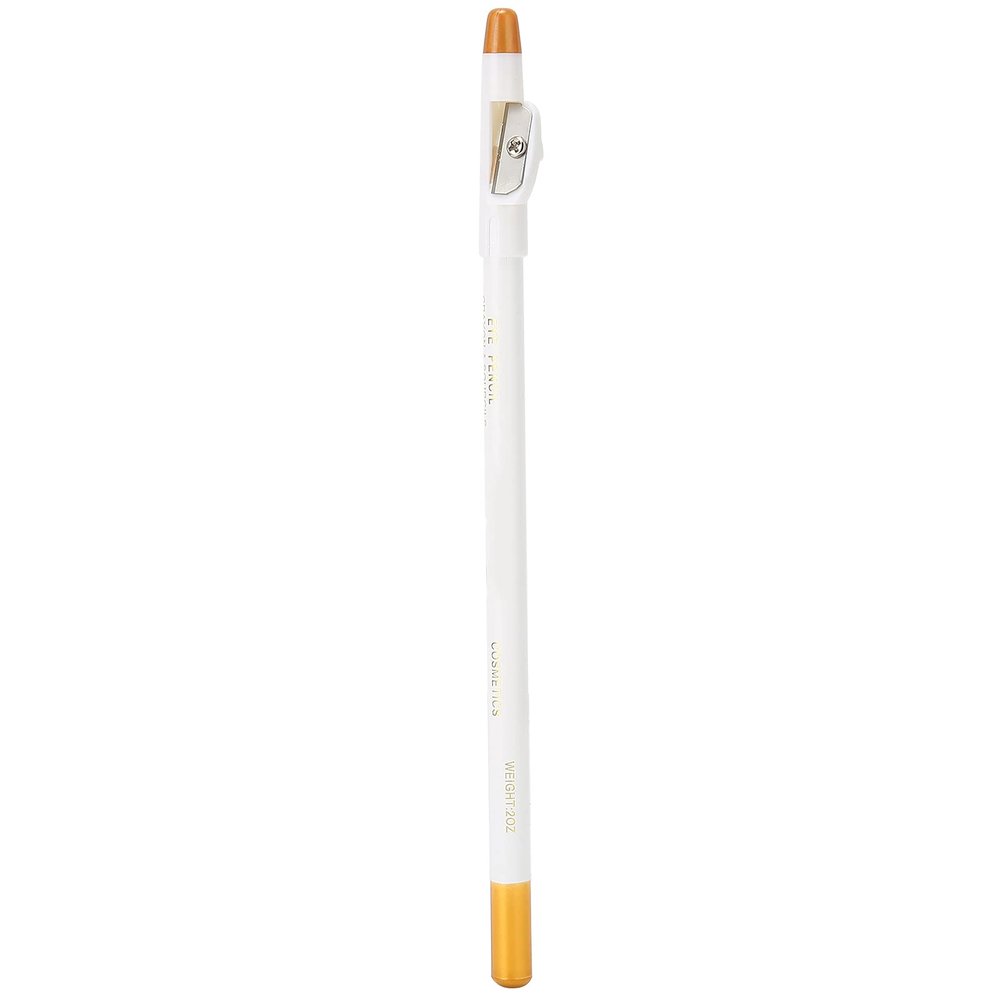Beard Pencil Filler for Men Uneven Growth, Beard Shaper Beard Liner Pen Portable Design with Pencil Sharpener, Contoured Beard Shapes for Family or Professional Use (White)
