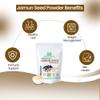 Herbal Magic's Organic Jamun Seeds Powder Indian Black Berry Natural Dried Powder for Super Smoothie, Shake Premium Quality Powder,Free from Fillers & Preservatives view 3