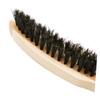 MAGICLULU 2pcs Portable Solid Wood Beard Brush Long Handle for Beard Care and Cleaning at Home Barber Shop Mustache Brush Included view 3