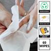 Sika - Biodegradable - Wonder Wipes - Multi-Use Cleaning Wipes for the Building Trade - Specially Formulated to Clean Hands, Tools and Surfaces - 60 Pack view 2