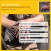 Sika - Biodegradable - Wonder Wipes - Multi-Use Cleaning Wipes for the Building Trade - Specially Formulated to Clean Hands, Tools and Surfaces - 60 Pack view 3