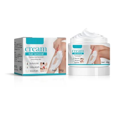 50g Hair Removal Cream Fast Painless Permanent Restrain Armpit Legs Arms Depilatory Repair Smooth Skin Body Hair Growth Inhibitor (1PCS)