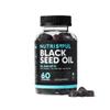 Black Seed Oil Gummies | 1000mg Nigella Sativa | High Strength 20mg Thymoquinone | 60 Cold Pressed, Halal, Vegan, Gluten Free Capsules with Honey Extract | Natural Ingredients view 1