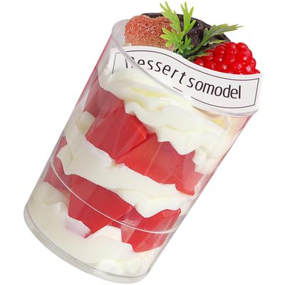 TOPBATHY Fake Dessert Cup Simulated Dessert Shop Display Props for Wedding Party