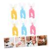 Anneome 6pcs u Shaped Boys and Girls Toothbrush Soft Silicone Brush Heads for Handheld Cleaning at Home view 2