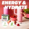 PURE KICK Energy and Hydrate Singles To Go Drink Mix Variety Pack, Black Cherry Granate,Orange Passion Fruit, Strawberry Watermelon and Concord Grape, 40 Count (Pack of 1) view 2