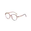Lightweight Blue Light Blocking Reading GlassesAnti Eyestrain readersTrendy polygonal frameHigh Definition Lens (Color : Brown, Size : 1.0x) view 1