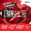 Warrior Raw Protein Bars  20g Protein Per Bar  High Protein Snack Bars Multipack (12 or 24 Bars, 75g Each)  Low Sugar, High Fibre Breakfast & Meal Replacement Bar  Red Velvet Brownie Flapjack view 4