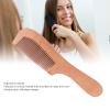 5Pcs Ergonomic Handle Wood Hair Comb, Portable Close Tooth Peach Wood Comb, Reliable Use At Home, Traveling, Hair Salon view 4