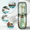Didiseaon Portable Toothbrush Case with Cover, Travel Container for Home Bathroom, Trip, Business, Camping, School (As Shown, Plastic, 8.61X2.75X2.75inch) view 3