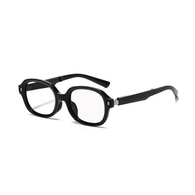 Becool fish Portable Folding Reading Glasses for Men WomenBlue Light Blocking ReadersAnti Eyestrain Resin lenses (Color : Black, Size : 3.0x)