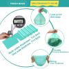2.6-4 Gallon Small Trash Bags Garbage Bags, Compostable Trash Bags Bathroom Wastebasket Can Liners, 100 Count,Food Scrap Kitchen Trash Bags for Bedroom Office/1310 view 4