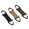 COLLBATH 3pcs Hook Ear Rear Buckle Style Nylon Ear Hook Strap Hanger for Neck Strap Use Backpack Buckles Black view 1
