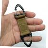 COLLBATH 3pcs Hook Ear Rear Buckle Style Nylon Ear Hook Strap Hanger for Neck Strap Use Backpack Buckles Black view 3