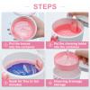 BVN Leak-Proof Denture Bath Cup with Strainer Basket, 2-Layer Denture Soaking Container for Travel & Home, Portable Retainer Cleaning Case for Aligners, Mouth Guards & False Teeth view 4