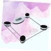 FRCOLOR 28cm Electronic Weighing Scale Touch Sensor Scale Tempered Glass Health for Family view 2